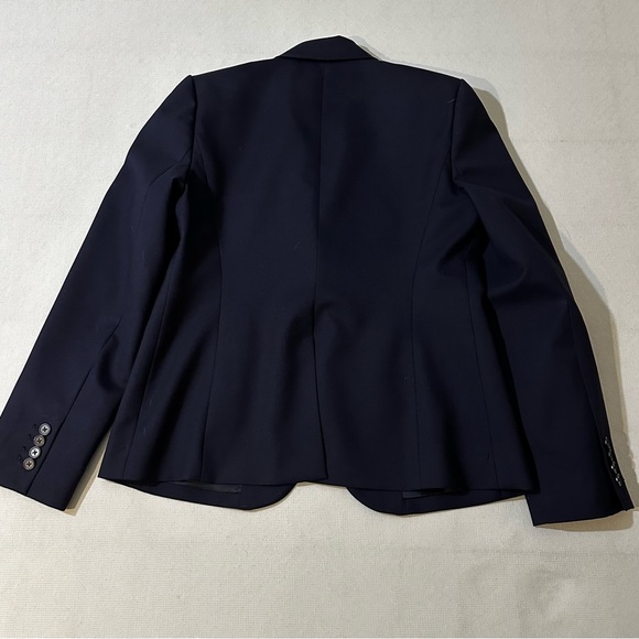 J.Crew Super 120s Wool Blazer Jacket Navy Classic Tailored Size 10 - Picture 6 of 6